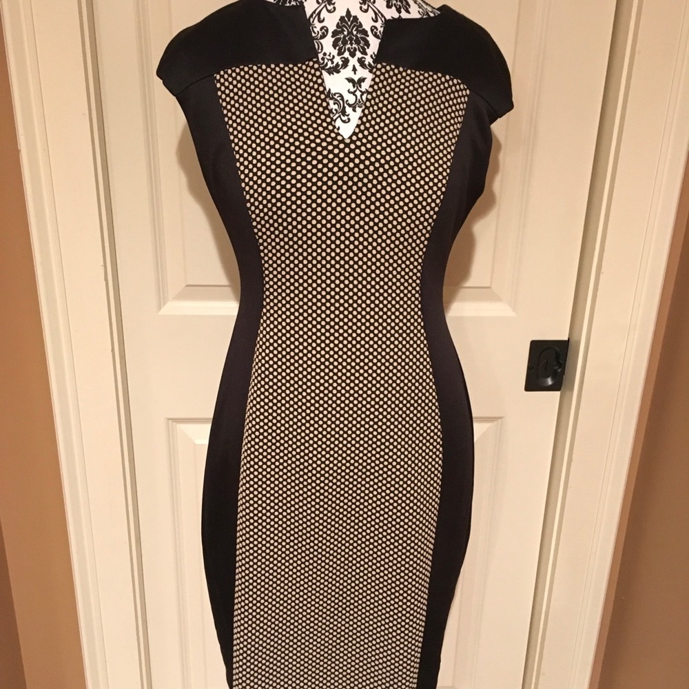 Stunner, scuba stretch dress